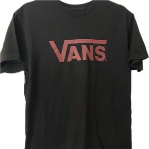 Vans Shirt Mens Medium Black Crewneck Off The Wall